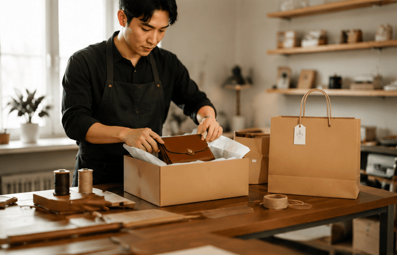 Handmade Seller creating with Pattern Factory Wind